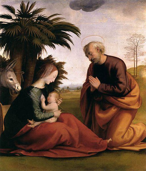 Fra Bartolomeo The Rest on The Flight into Egypt China oil painting art